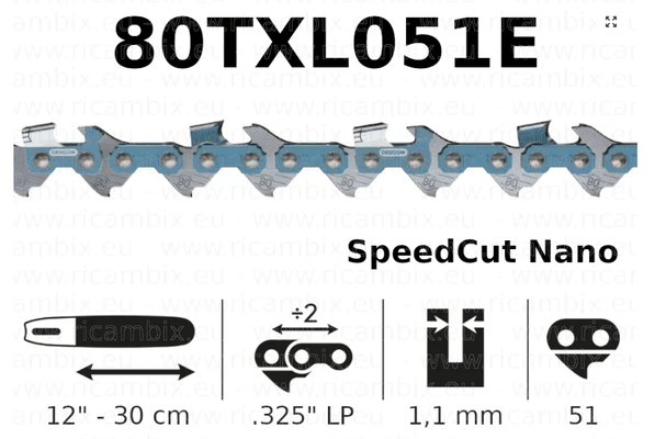 Techniques Motoculture - Non défini - CHAINE SPEEDCUT NANO OREGON