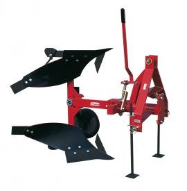OUTIL 3 POINTS TRACTEUR COMPACT - ACCESSOIRES DIVERS TRACTEUR COMPACT - Charrue réversible brabant monosoc MAJAR 8"