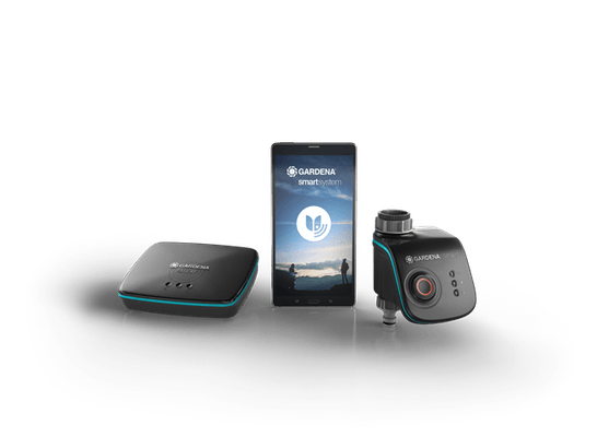 MAT - Accessoire Matériel - MAT006 - GARDENA - Kit smart Water Control. Composé de : 1 smart Gateway + 1 smart Water Control + smart App