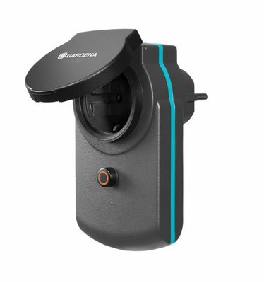 MAT - Accessoire Matériel - MAT006 - GARDENA - smart Power. Prise électrique connectée pour contrôler et programmer à distance le fonctionnement d'appareils électriques intérieurs ou extérieurs (IP44).