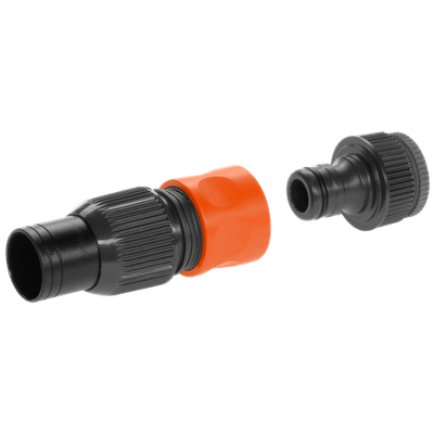 MAT - Accessoire Matériel - MAT006 - GARDENA - Set de raccordement grand débit pour pompes. Pour connecter un tuyau d'arrosage diamètre 19 mm. Un embout de refoulement mâle 26/34. Contenu : 1 x 2802/2817