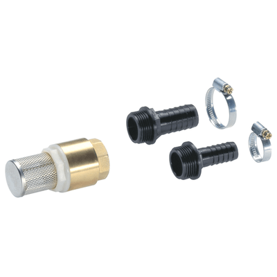 MAT - Accessoire Matériel - MAT006 - GARDENA - Filtre d'aspiration avec clapet anti-retour Métal. Pour tuyaux d'aspiration int. 19 mm ou 25 mm