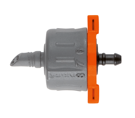 MAT - Accessoire Matériel - MAT006 - GARDENA - Goutteur réglable et régulateur de pression. Débit réglable de 1 à 8l/h. Régulateur de pression : débit constant indépendamment de la pression