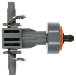 MAT - Accessoire Matériel - MAT006 - GARDENA - Goutteur en ligne régulateur de pression 2 l/h Débit constant de 2 l/h indépendamment de la pression (de 0,5 à 4 bar). Blister de 10 pièces. Connexion Quick & Easy