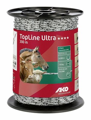 Elevage - Cloture - Fil TopLine tress� Ultra 300m 6x0,30mm TriCond