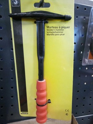 Equipement Atelier - Soudure - MARTEAU A PIQUER 260mm / 240g - Cartonnette