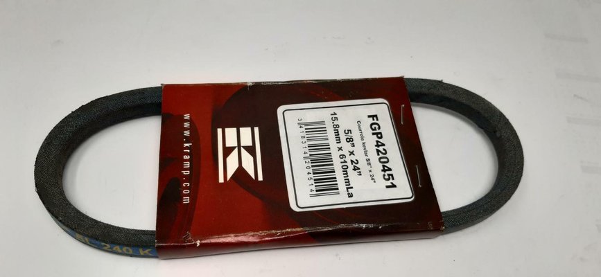 A classer - A classer - Courroie 5/8"x24" 15.8x610 Kevlar� cord Kramp