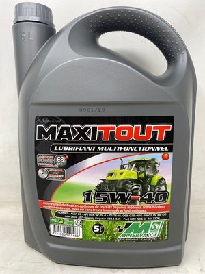 Lubrifiant - Huile Moteur - MINERVA MAXITOUT 15W-40