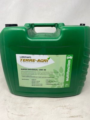 Lubrifiant - Huile Moteur - Terre agri super universal 10W40 20L