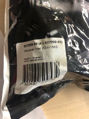 Elevage - Salle de traite - Manchon VMS 20m (4x92725901)