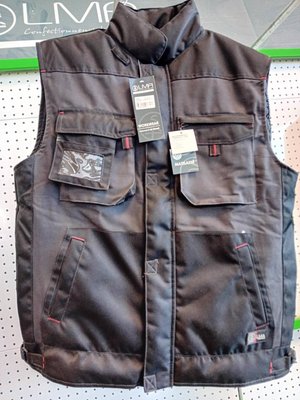 Vêtements - VET001 - Travail - SABLE - bodywarmer bicolore authentic - 60% coton/40% polye. 300g/m? doublure 100% polye. - gris nuit / noir  - Suivi -