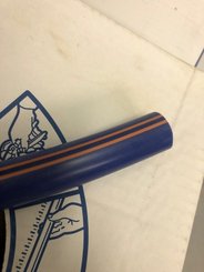 Elevage - Salle de traite - 1m tuyau lait silicone bleu D16 (R=25m)