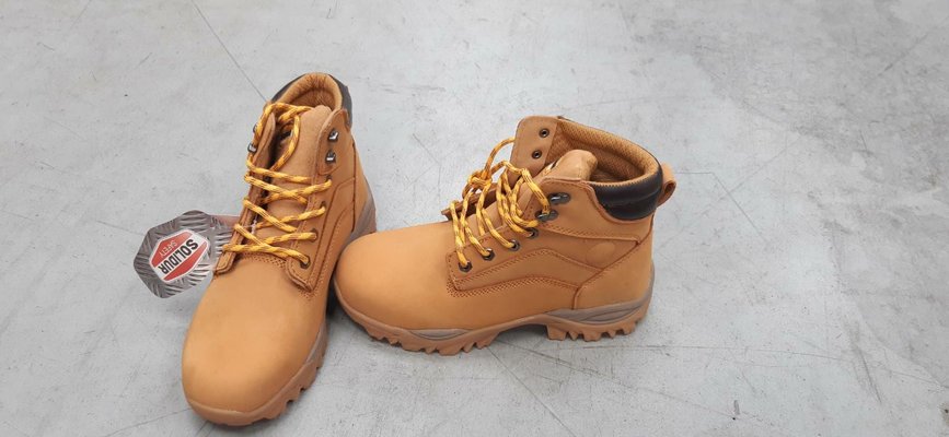 Vêtements - Chaussures - BUILD CHAUSSURES DE SECURITE MONTANTES beige Normes EN 20345 S3 SRC