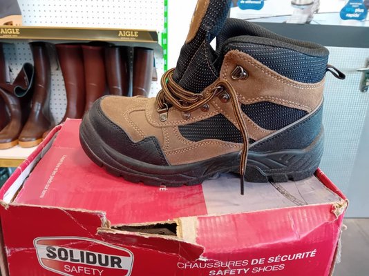 Vêtements - Chaussures - DEBAO CHAUSSURES DE SECURITE MONTANTES marron Normes EN 20345 S3 SRC
