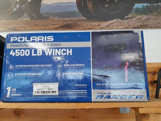 Techniques Motoculture - MOT016 - Pieces quad - TREUIL POLARIS 4500HD PRO SERIE ROBUSTE