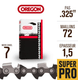 CHAINE OREGON MICRO (DEMI-RONDE) 325 /1.5 / 72M