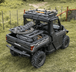 Techniques Motoculture - MOT016 - Pieces quad - SUPPORT DE PORTE-BAGAGES POUR BENNE ARRIERE POLARIS RANGER XP 1000