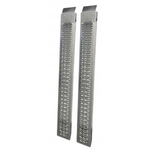 Accessoires de Jardin - Remorque - Rampe longueur 195 cm, largeur : 23 cm, 450 kg par paire