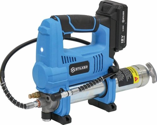 A classer - A classer - POMPE A GRAISSE 18V 690 BAR - 1 BATTERIE LI-ION 2AH - 1 CHARGEUR 1.7A EN MALETTE