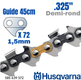 Chaine X-CUT S35G (21BP) .325"/1,5mm 72m