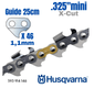 Chaine X-PRECISION SP21G, 0,325mini / 1,1 46m