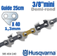 Chaine X-CUT S93G, .3/8" / 1,3 mm - 40 m
