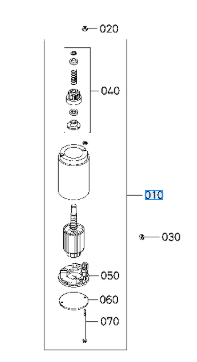 Techniques Agricoles - Demarreur origine - DEMARREUR ELECTRIQUE-BENDIX DRIVE